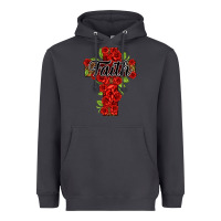 Smoke faith floral cross Heavyweight Hoodie - NancyCooperArtShop