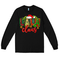Black Christmas lala claus Long Sleeve Tee - FaDigitalArtStudio
