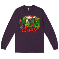 Plum Christmas lala claus Long Sleeve Tee - FaDigitalArtStudio