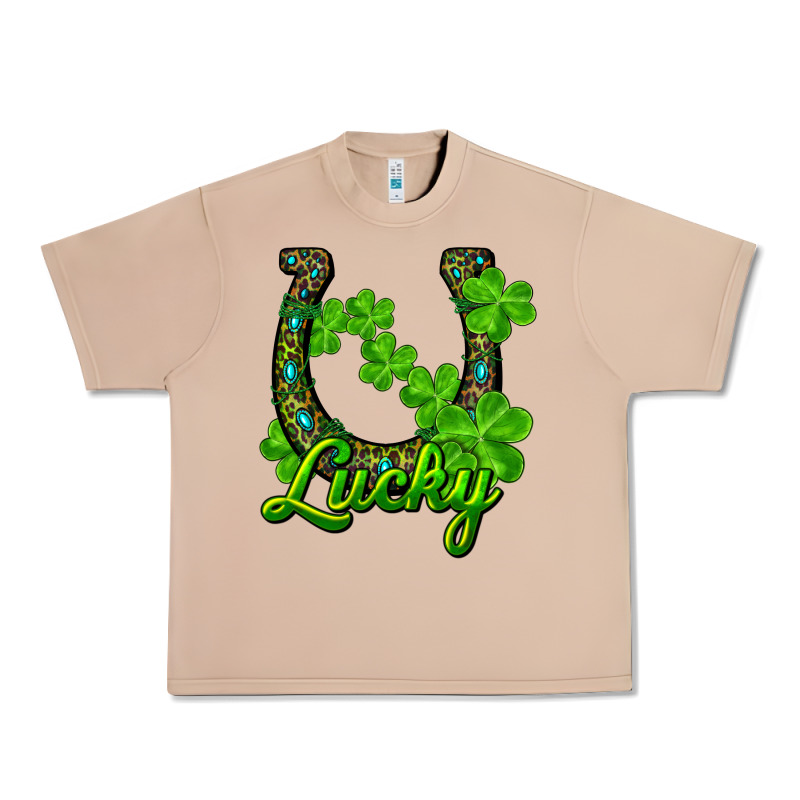 Lucky Shamrock Horseshoe Urban Heavy Tee by RanaPortraitStore | Teevron
