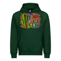 Forest Green free mom hugs Urban Hoodie - LillyAllenDesigns
