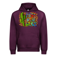 Mauve Wine free mom hugs Urban Hoodie - LillyAllenDesigns