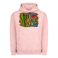 Pigment Salmon free mom hugs Urban Hoodie - LillyAllenDesigns
