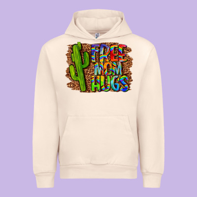 Free Mom Hugs Urban Hoodie Designed By Lillyallendesigns