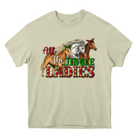 Mossy all the jingle ladies christmas horses Heavy Core Tee - LillyAllenDesigns