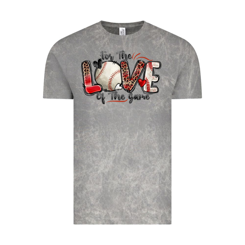 For The Love Of The Game Baseball Vintage Tee by Zillion Design Studio | Teevron
