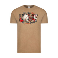 Vintage Coffee for the love of the game baseball Vintage Tee - Zillion Design Studio