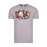 Vintage Zinc for the love of the game baseball Vintage Tee - Zillion Design Studio