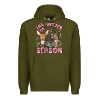 Army Green fill the freezer season Premium Hoodie - MaliasSmallBusiness