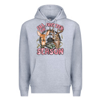 Heather Grey fill the freezer season Premium Hoodie - MaliasSmallBusiness