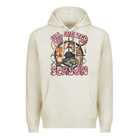 Oatmeal Heather fill the freezer season Premium Hoodie - MaliasSmallBusiness