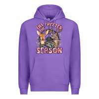 Purple fill the freezer season Premium Hoodie - MaliasSmallBusiness