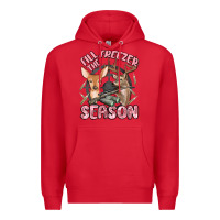 Red fill the freezer season Premium Hoodie - MaliasSmallBusiness