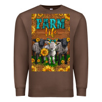 Chestnut Western Baby Sheeps Farm Life Premium Sweatshirt - LillyAllenDesigns