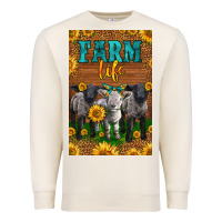 Sandshell Western Baby Sheeps Farm Life Premium Sweatshirt - LillyAllenDesigns
