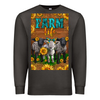 Smoke Western Baby Sheeps Farm Life Premium Sweatshirt - LillyAllenDesigns