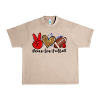 French Oak peace love football Urban Heavy Tee - Zillion Design Studio