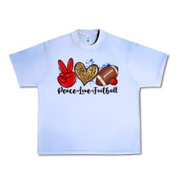 Grape Ice peace love football Urban Heavy Tee - Zillion Design Studio