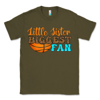 Army Green little sister biggest fan Classic Tee - HRA Design Shop