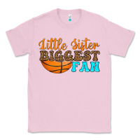 Bubblegum Pink little sister biggest fan Classic Tee - HRA Design Shop