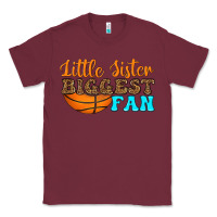 Burgundy little sister biggest fan Classic Tee - HRA Design Shop