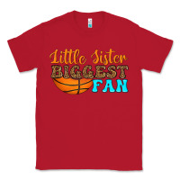 Red little sister biggest fan Classic Tee - HRA Design Shop