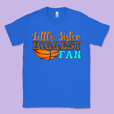 Little Sister Biggest Fan Classic Tee Designed By Hra Design Shop