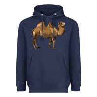 Navy Camel Heavyweight Hoodie - LillyAllenDesigns