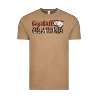 Vintage Coffee baseball grandma with leopard Vintage Tee - texasbilliewilder
