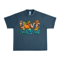 Midnight Navy love fall y'all Urban Heavy Tee - BarkalooDesign