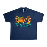Navy love fall y'all Urban Heavy Tee - BarkalooDesign