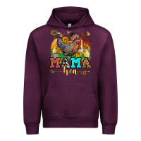 Mauve Wine mama hen Urban Hoodie - LillyAllenDesigns