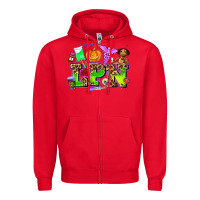 Red lpn halloween nurse with Zipper Hoodie - AdoDesignShop