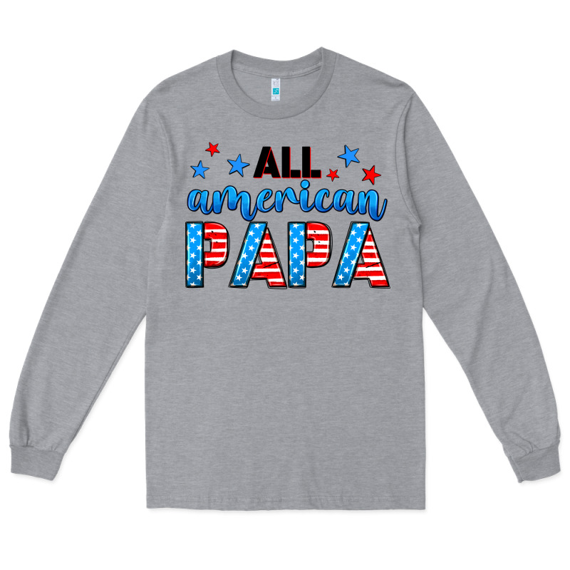 All American Papa Long Sleeve Tee by Neo Western | Teevron