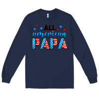 Navy All American papa Long Sleeve Tee - Neo Western