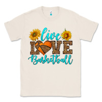 Natural live love basketball Classic Tee - HRA Design Shop