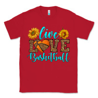 Red live love basketball Classic Tee - HRA Design Shop