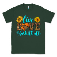Sports Green live love basketball Classic Tee - HRA Design Shop
