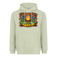Matcha life is better around the campfire Heavyweight Hoodie - BarkalooDesign