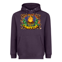 Plum life is better around the campfire Heavyweight Hoodie - BarkalooDesign