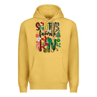 Antique Gold santas favorite registered nurse Premium Hoodie - MaliasSmallBusiness