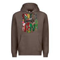 Coffee santas favorite registered nurse Premium Hoodie - MaliasSmallBusiness