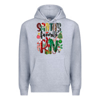 Heather Grey santas favorite registered nurse Premium Hoodie - MaliasSmallBusiness