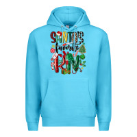 Ocean Blue santas favorite registered nurse Premium Hoodie - MaliasSmallBusiness