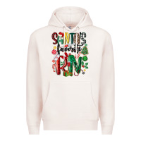 Pale Pink santas favorite registered nurse Premium Hoodie - MaliasSmallBusiness