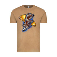 Football Lightning Bolt Vintage Tee | Teevron