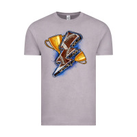 Vintage Zinc football lightning bolt Vintage Tee - Zillion Design Studio