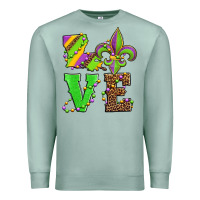 Seafoam love mardi gras Premium Sweatshirt - Jasminsmagicworld