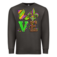 Smoke love mardi gras Premium Sweatshirt - Jasminsmagicworld