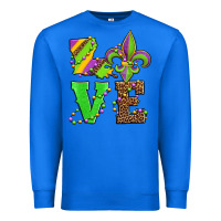 True Royal love mardi gras Premium Sweatshirt - Jasminsmagicworld
